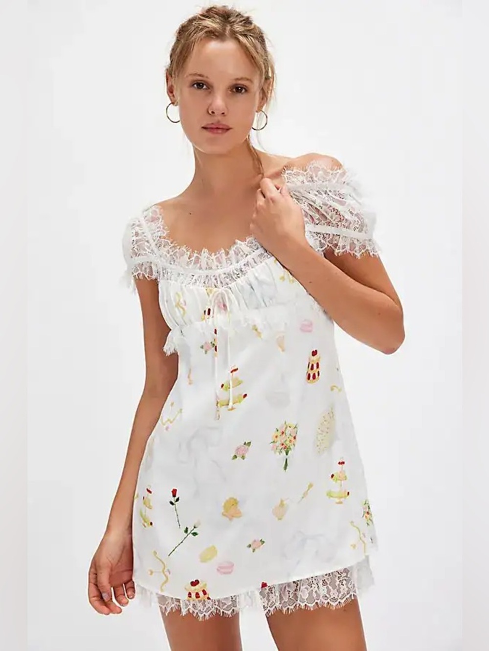 For Love & Lemons Jeannine Mini Dress